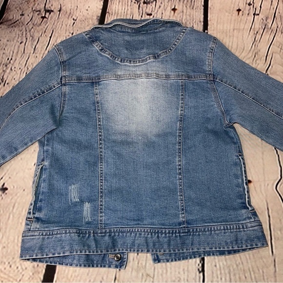 Blue dog denim jacket size 6-7 - Picture 5 of 5